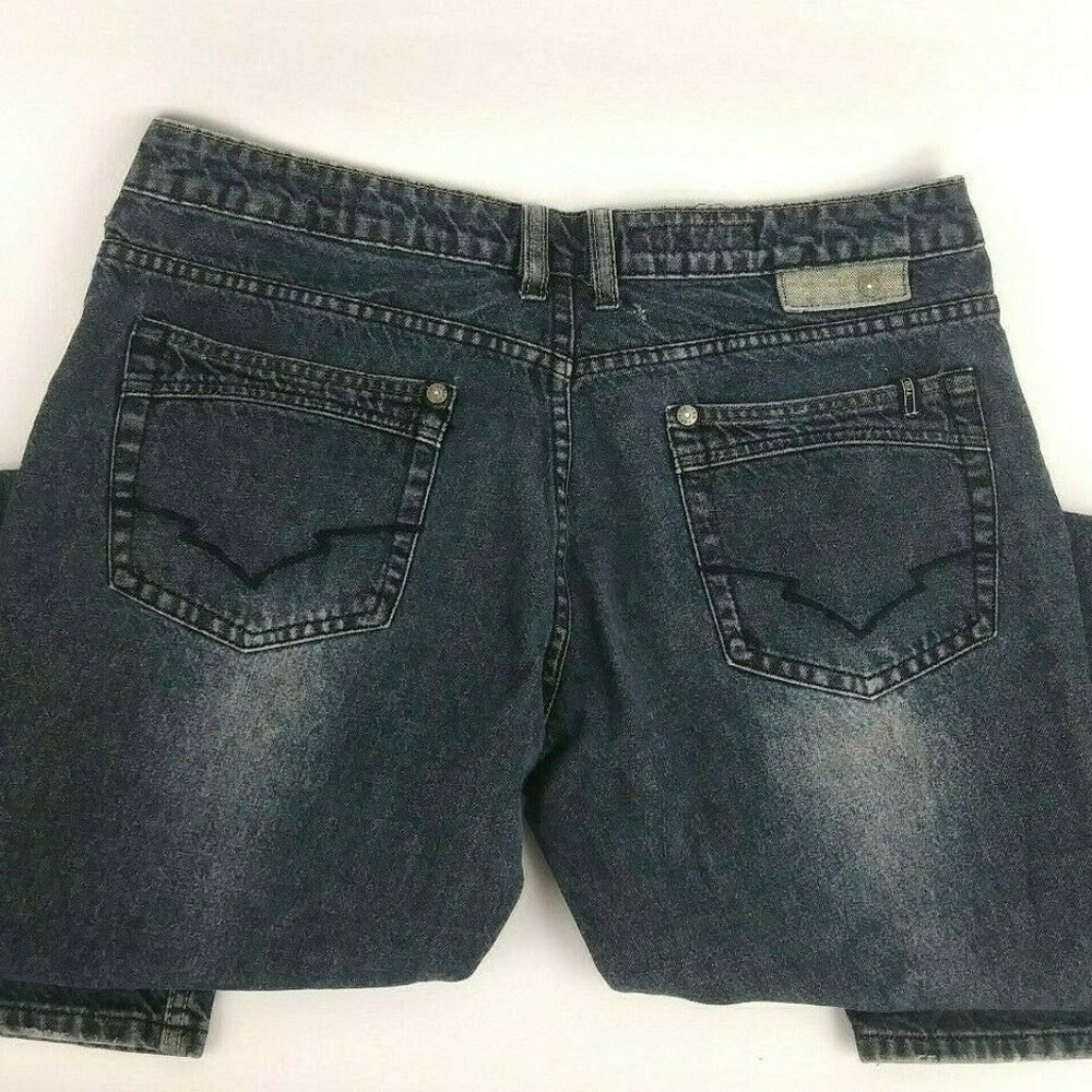 Ted Lapidus 38-32 Dark Wash Denim Jeans